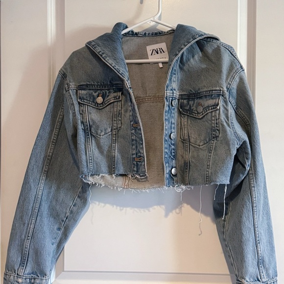 Zara Jackets & Blazers - ZARA denim dropped jacket